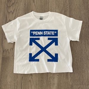 Penn state “off white” logo style tshirt